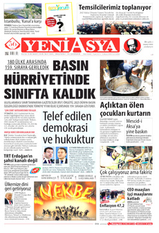 YENİ ASYA 3 Mayıs 2025 gazete manşeti