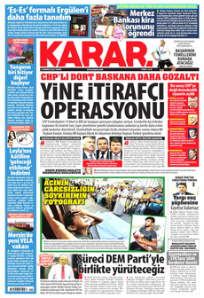 KARAR 6 Temmuz 2025 gazete manşeti