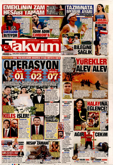 TAKVİM 6 Temmuz 2025 gazete manşeti