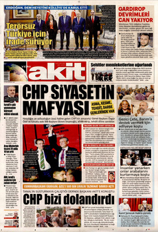 YENİ AKİT 8 Temmuz 2025 gazete manşeti