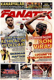 FANATİK 8 Temmuz 2025 gazete manşeti
