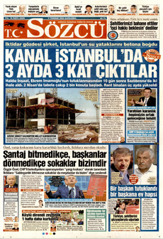 SÖZCÜ 9 Temmuz 2025 gazete manşeti