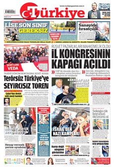 TÜRKİYE GAZETESİ 9 Temmuz 2025 gazete manşeti