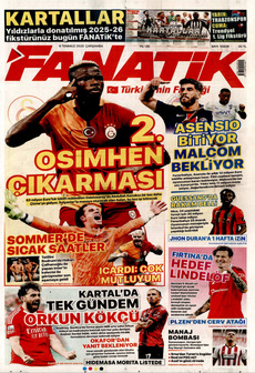FANATİK 9 Temmuz 2025 gazete manşeti