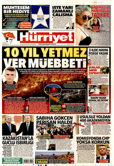 HÜRRİYET 30 Temmuz 2025 gazete manşeti