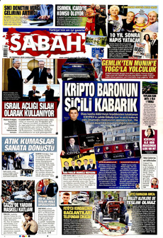 SABAH 30 Temmuz 2025 gazete manşeti