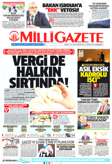 MİLLİ GAZETE 30 Temmuz 2025 gazete manşeti