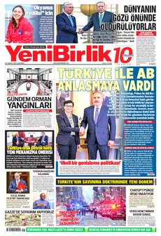 YENİBİRLİK 30 Temmuz 2025 gazete manşeti