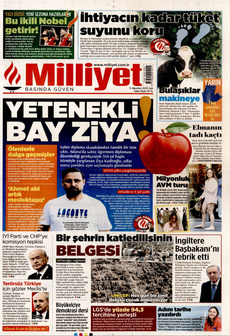 MİLLİYET 5 Ağustos 2025 gazete manşeti