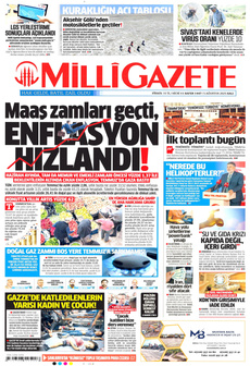 MİLLİ GAZETE 5 Ağustos 2025 gazete manşeti