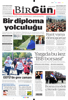 BİRGÜN 8 Ağustos 2025 gazete manşeti