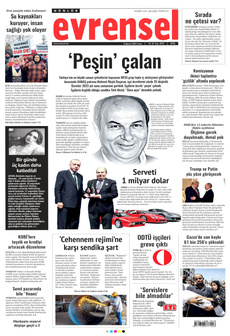 EVRENSEL 8 Ağustos 2025 gazete manşeti