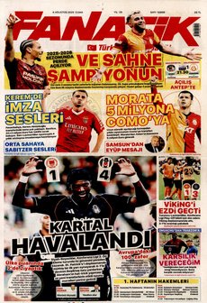 FANATİK 8 Ağustos 2025 gazete manşeti