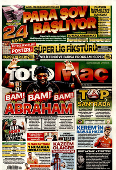 FOTOMAÇ 8 Ağustos 2025 gazete manşeti