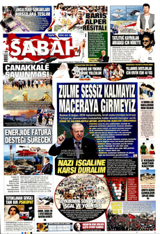 SABAH 9 Ağustos 2025 gazete manşeti