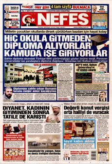 NEFES 9 Ağustos 2025 gazete manşeti