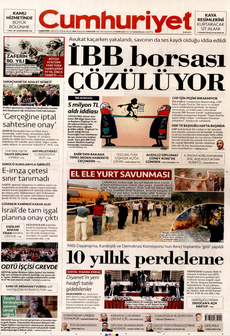 CUMHURİYET 9 Ağustos 2025 gazete manşeti