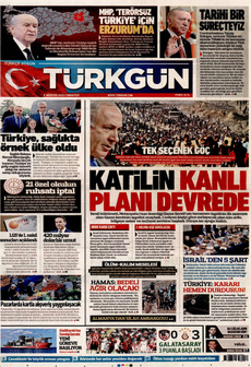 TÜRKGÜN 9 Ağustos 2025 gazete manşeti