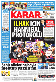 KARAR 9 Ağustos 2025 gazete manşeti
