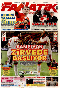 FANATİK 9 Ağustos 2025 gazete manşeti