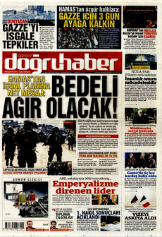 DOĞRU HABER 9 Ağustos 2025 gazete manşeti