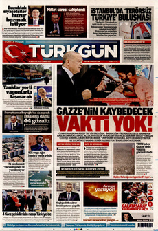 TÜRKGÜN 16 Ağustos 2025 gazete manşeti