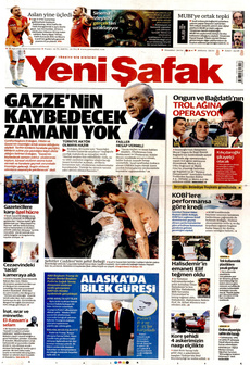 YENİ ŞAFAK 16 Ağustos 2025 gazete manşeti