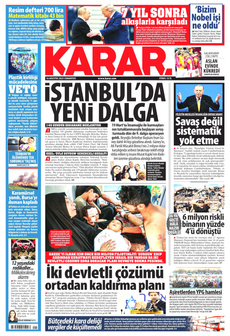 KARAR 16 Ağustos 2025 gazete manşeti