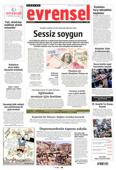 EVRENSEL 16 Ağustos 2025 gazete manşeti