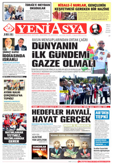 YENİ ASYA 16 Ağustos 2025 gazete manşeti