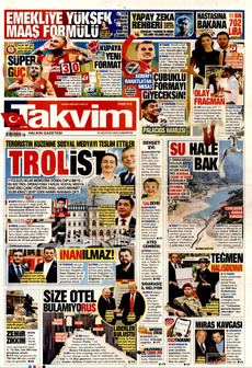 TAKVİM 16 Ağustos 2025 gazete manşeti