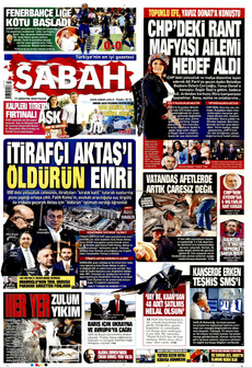 SABAH 17 Ağustos 2025 gazete manşeti