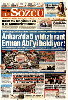 SÖZCÜ 17 Ağustos 2025 gazete manşeti