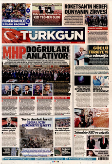 TÜRKGÜN 17 Ağustos 2025 gazete manşeti