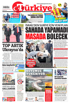 TÜRKİYE GAZETESİ 17 Ağustos 2025 gazete manşeti