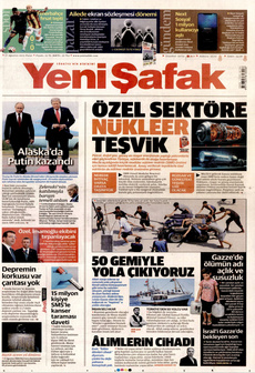 YENİ ŞAFAK 17 Ağustos 2025 gazete manşeti