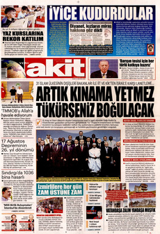 YENİ AKİT 17 Ağustos 2025 gazete manşeti