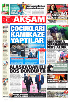 AKŞAM 17 Ağustos 2025 gazete manşeti