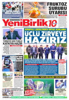 YENİBİRLİK 17 Ağustos 2025 gazete manşeti