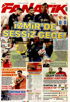 FANATİK 17 Ağustos 2025 gazete manşeti
