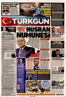 TÜRKGÜN 20 Ağustos 2025 gazete manşeti