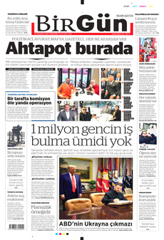 BİRGÜN 20 Ağustos 2025 gazete manşeti