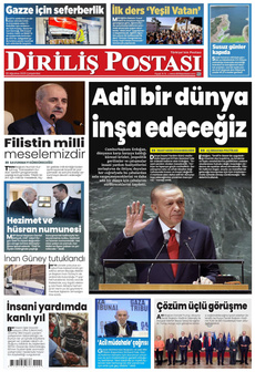 DİRİLİŞ POSTASI 20 Ağustos 2025 gazete manşeti