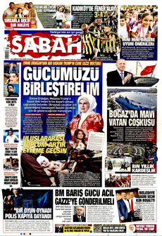 SABAH 24 Ağustos 2025 gazete manşeti