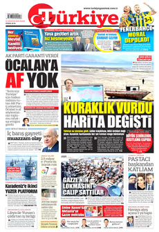 TÜRKİYE GAZETESİ 24 Ağustos 2025 gazete manşeti