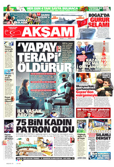AKŞAM 24 Ağustos 2025 gazete manşeti