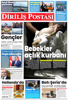 DİRİLİŞ POSTASI 24 Ağustos 2025 gazete manşeti