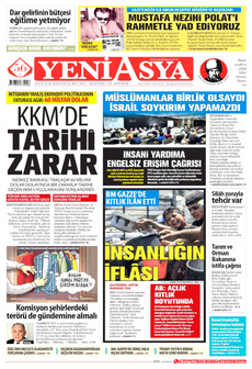 YENİ ASYA 24 Ağustos 2025 gazete manşeti