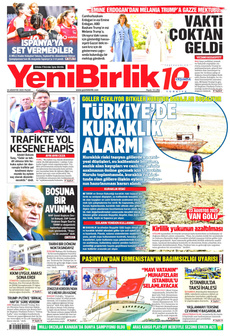 YENİBİRLİK 24 Ağustos 2025 gazete manşeti