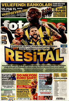 FOTOMAÇ 24 Ağustos 2025 gazete manşeti